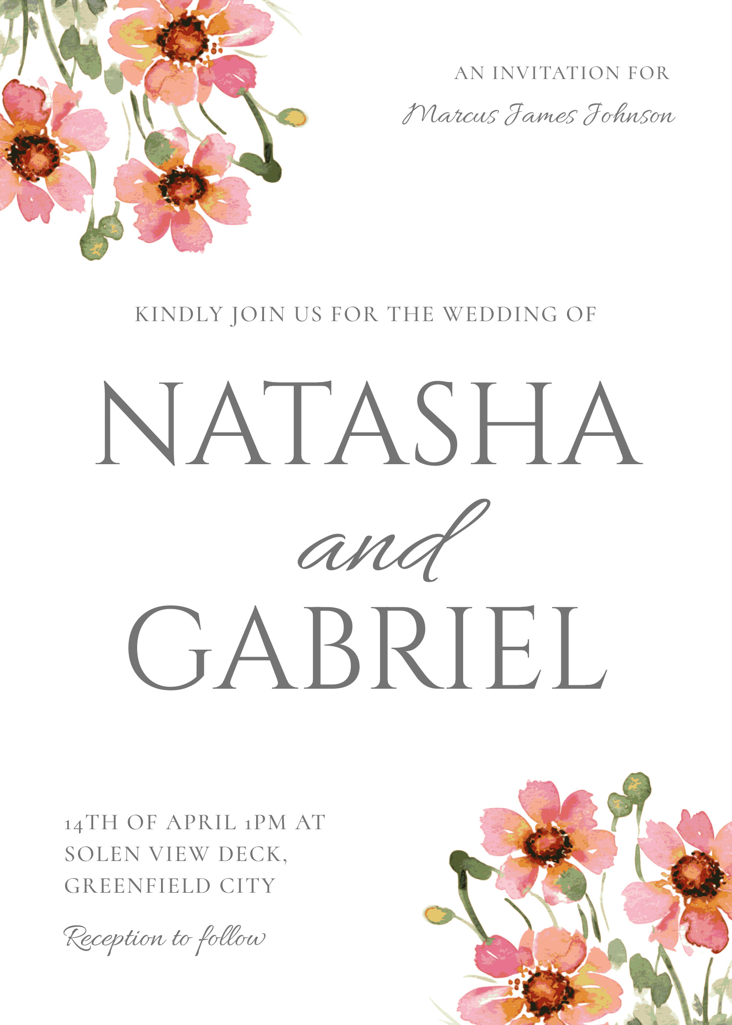 Creating store wedding invitations